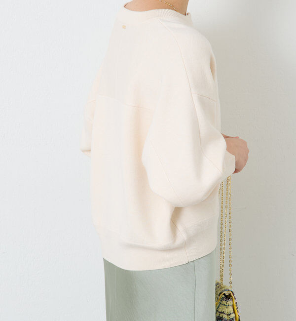  「ジップスウェットライクニット」|ニット・セーター|