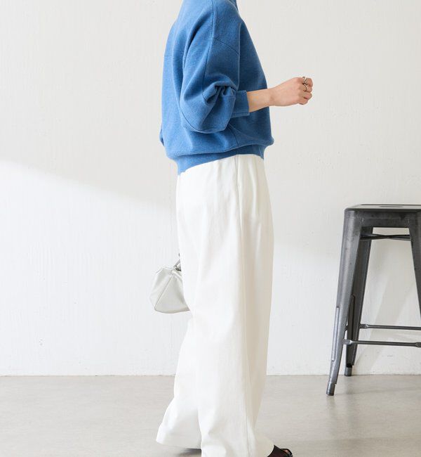  「ジップスウェットライクニット」|ニット・セーター|