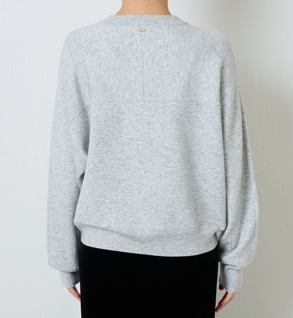  「ジップスウェットライクニット」|ニット・セーター|