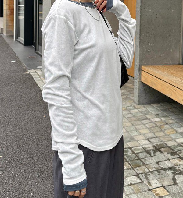  「ベーシックシアーロンT」|Tシャツ・カットソー|