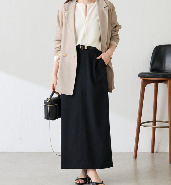  「袖シアー切替ジョーゼットロンT」|Tシャツ・カットソー|