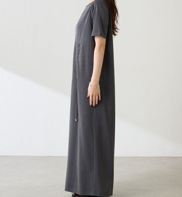  「【接触冷感】フロントドロストカットワンピース」|ワンピース|