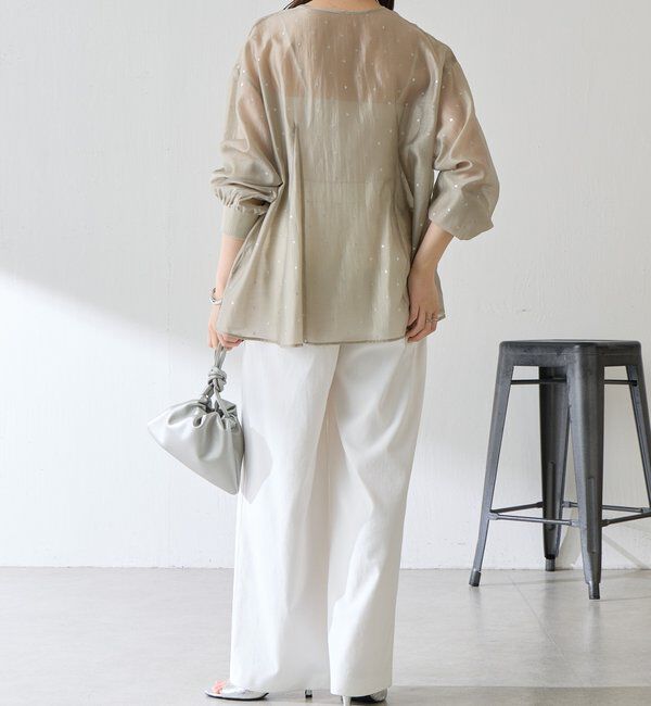  「【ロングシーズン使える】シアードットシャツ」|シャツ・ブラウス|