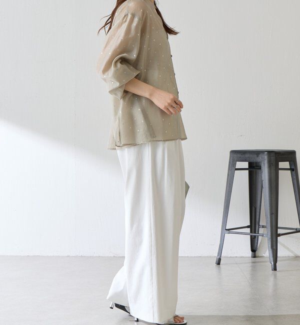  「【ロングシーズン使える】シアードットシャツ」|シャツ・ブラウス|