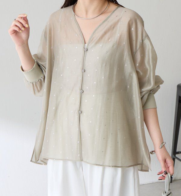  「【ロングシーズン使える】シアードットシャツ」|シャツ・ブラウス|