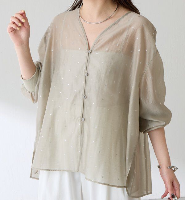  「【ロングシーズン使える】シアードットシャツ」|シャツ・ブラウス|