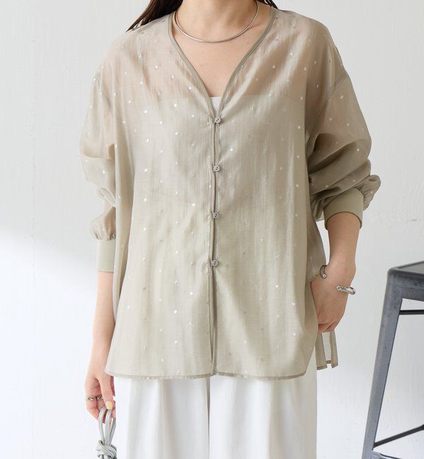  「【ロングシーズン使える】シアードットシャツ」|シャツ・ブラウス|