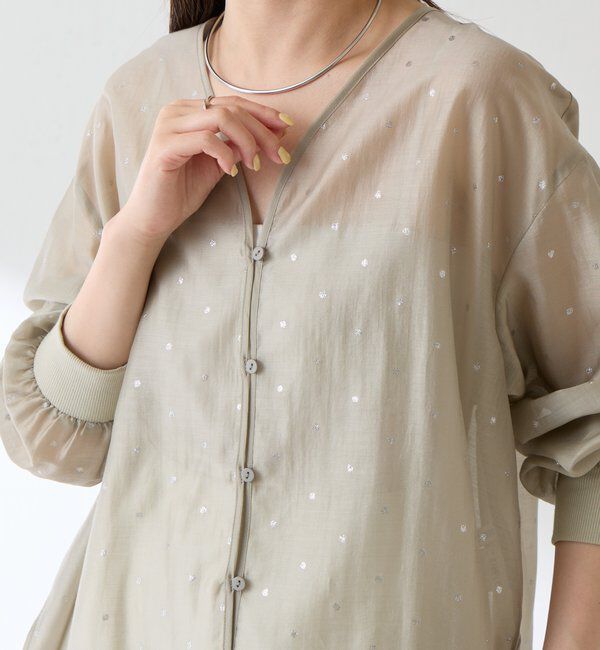  「【ロングシーズン使える】シアードットシャツ」|シャツ・ブラウス|