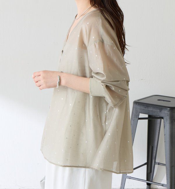  「【ロングシーズン使える】シアードットシャツ」|シャツ・ブラウス|