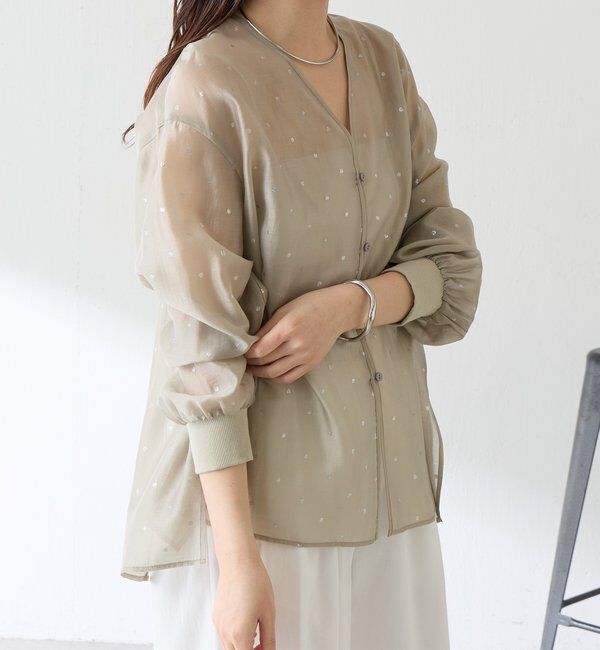  「【ロングシーズン使える】シアードットシャツ」|シャツ・ブラウス|