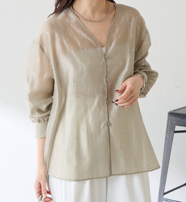  「【ロングシーズン使える】シアードットシャツ」|シャツ・ブラウス|