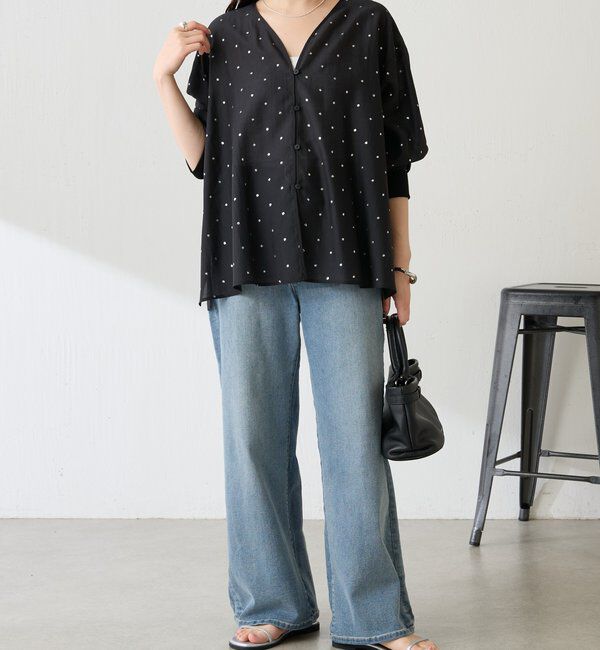  「【ロングシーズン使える】シアードットシャツ」|シャツ・ブラウス|