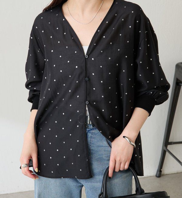  「【ロングシーズン使える】シアードットシャツ」|シャツ・ブラウス|