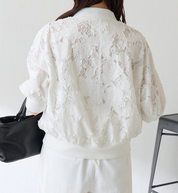  「ローン&times;レースキルトブルゾン」|ベスト・ジレ|