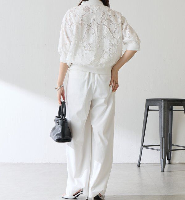  「ローン&times;レースキルトブルゾン」|ベスト・ジレ|