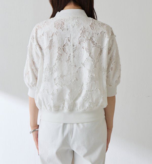  「ローン&times;レースキルトブルゾン」|ベスト・ジレ|