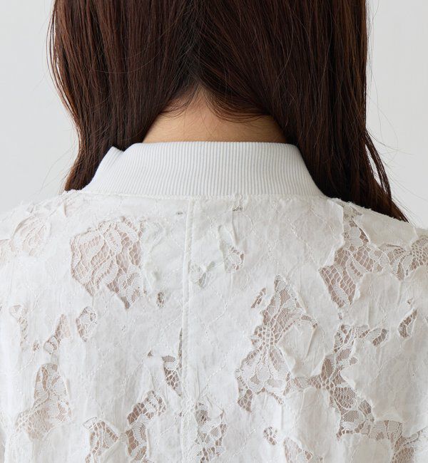  「ローン&times;レースキルトブルゾン」|ベスト・ジレ|