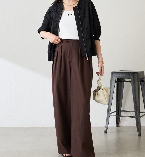  「ローン&times;レースキルトブルゾン」|ベスト・ジレ|