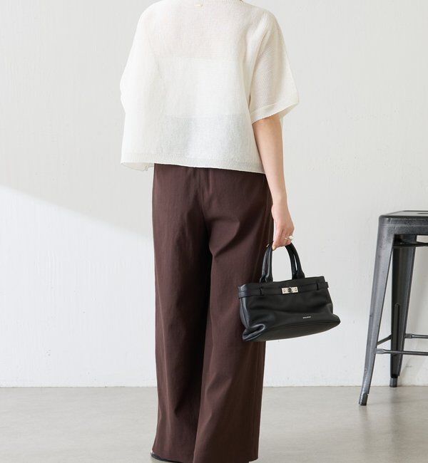  「【二の腕カバー】シャーリーカーンハーフスリーブニット」|ニット・セーター|