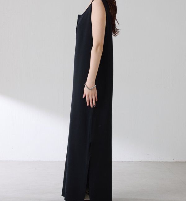  「【前後２通り/２サイズ展開】ミラノリブニットワンピース」|ワンピース|