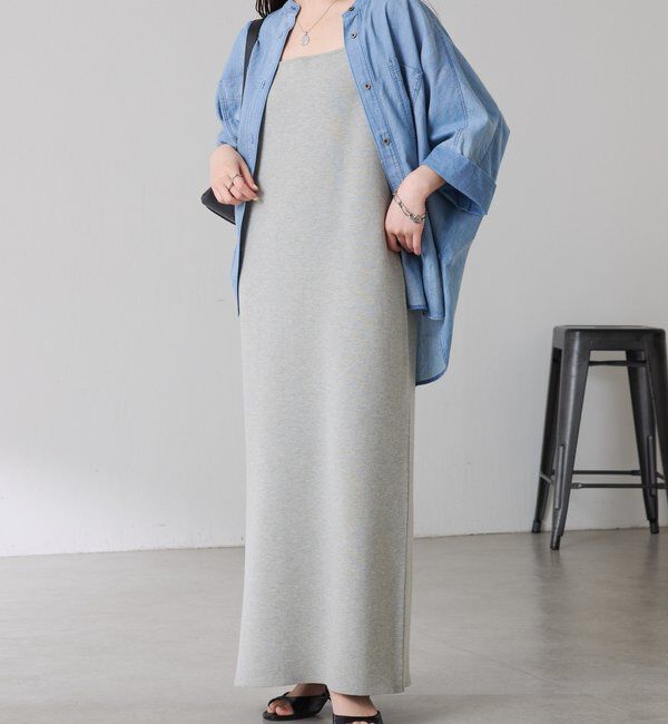  「【前後２通り/２サイズ展開】ミラノリブニットワンピース」|ワンピース|