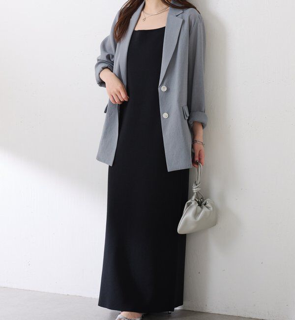  「【前後２通り/２サイズ展開】ミラノリブニットワンピース」|ワンピース|