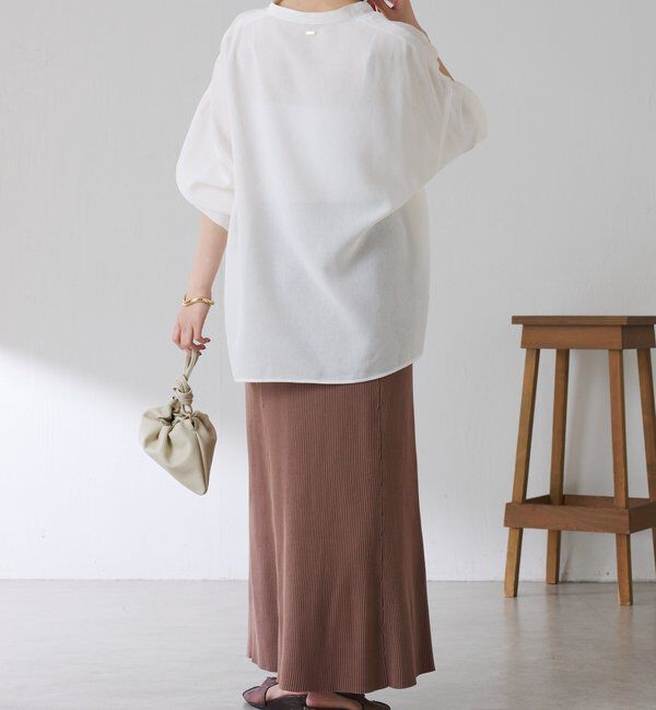  「【夏にも着れる長袖】ヴィンテージメッシュブラウス」|シャツ・ブラウス|