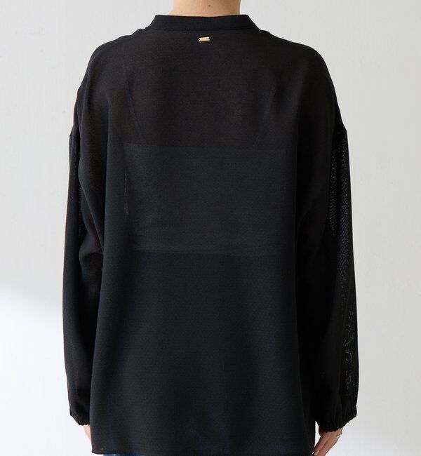  「【夏にも着れる長袖】ヴィンテージメッシュブラウス」|シャツ・ブラウス|