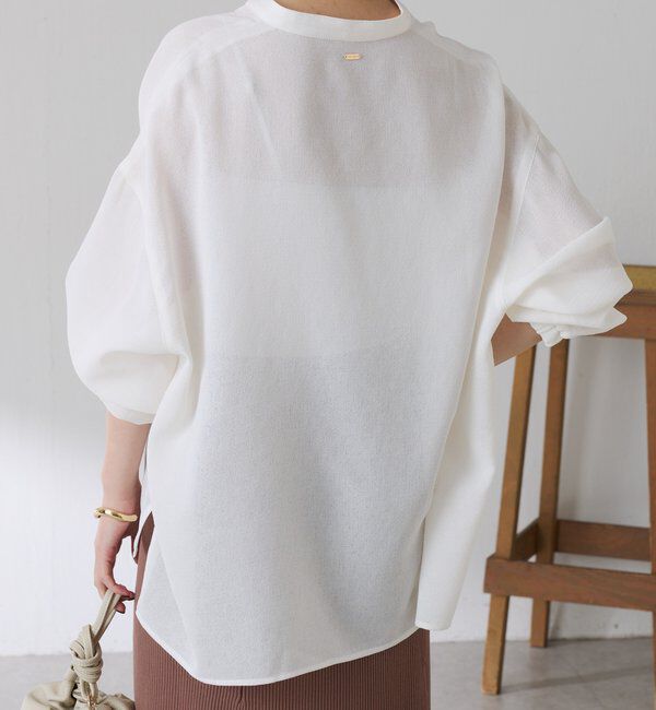  「【夏にも着れる長袖】ヴィンテージメッシュブラウス」|シャツ・ブラウス|