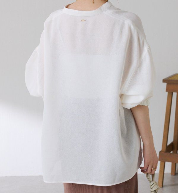  「【夏にも着れる長袖】ヴィンテージメッシュブラウス」|シャツ・ブラウス|