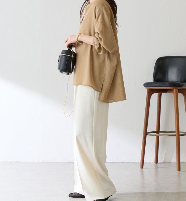  「【夏にも着れる長袖】ヴィンテージメッシュブラウス」|シャツ・ブラウス|