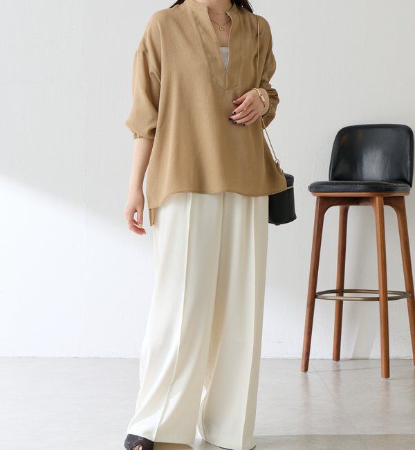  「【夏にも着れる長袖】ヴィンテージメッシュブラウス」|シャツ・ブラウス|