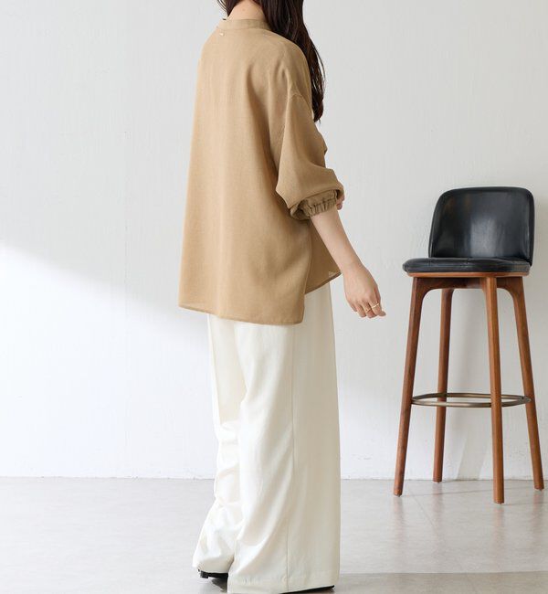  「【夏にも着れる長袖】ヴィンテージメッシュブラウス」|シャツ・ブラウス|