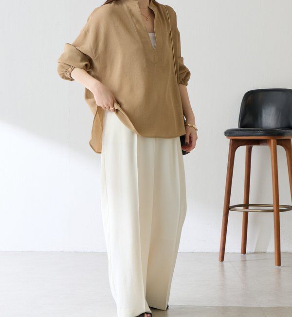  「【夏にも着れる長袖】ヴィンテージメッシュブラウス」|シャツ・ブラウス|