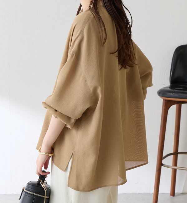  「【夏にも着れる長袖】ヴィンテージメッシュブラウス」|シャツ・ブラウス|