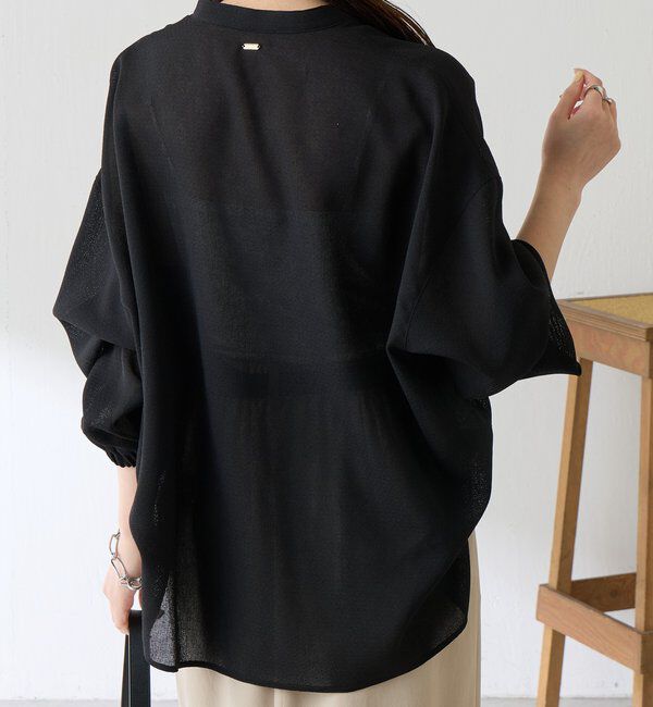  「【夏にも着れる長袖】ヴィンテージメッシュブラウス」|シャツ・ブラウス|