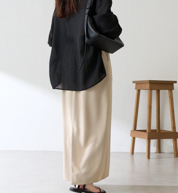  「【高機能/２サイズ展開】ジャージタイトスカート/セットアップ可」|スカート|