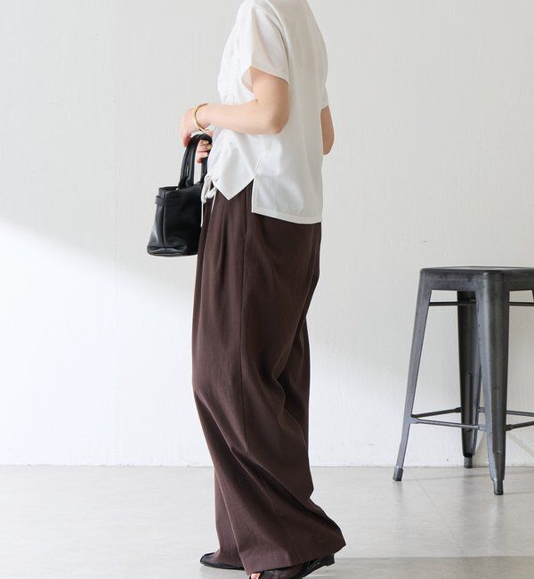  「【オンライン限定アイテム】ドロストＴブラウス」|Tシャツ・カットソー|