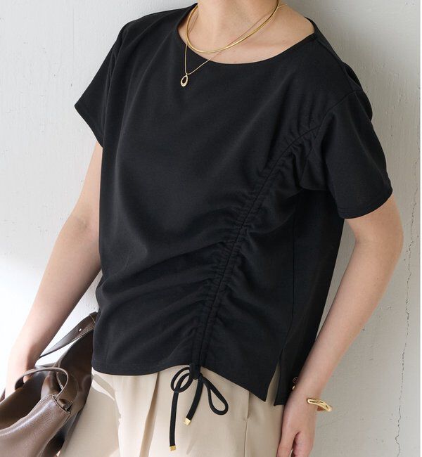  「【オンライン限定アイテム】ドロストＴブラウス」|Tシャツ・カットソー|