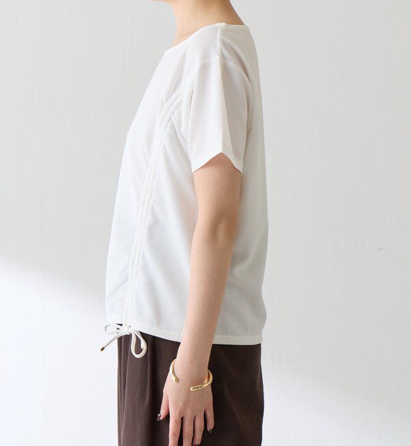  「【オンライン限定アイテム】ドロストＴブラウス」|Tシャツ・カットソー|