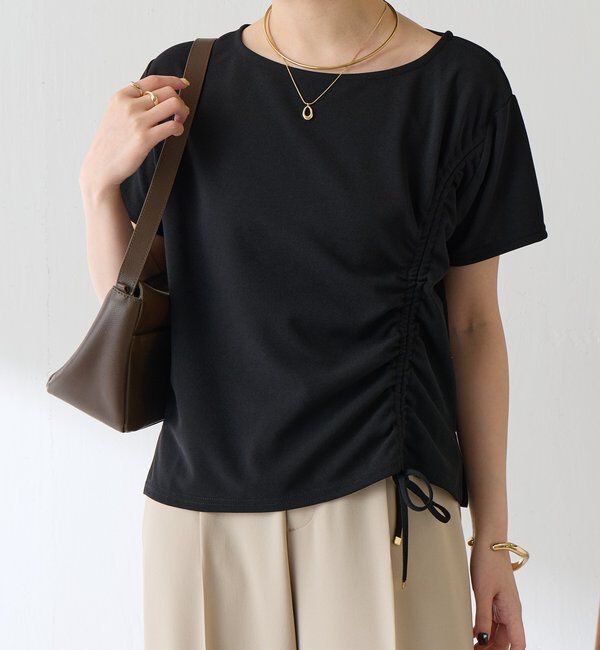  「【オンライン限定アイテム】ドロストＴブラウス」|Tシャツ・カットソー|