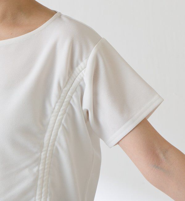  「【オンライン限定アイテム】ドロストＴブラウス」|Tシャツ・カットソー|