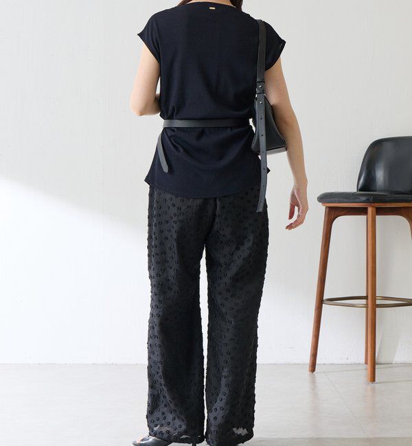  「【上品見えカットソー/シアー】アシメタックフレンチカットソー」|Tシャツ・カットソー|