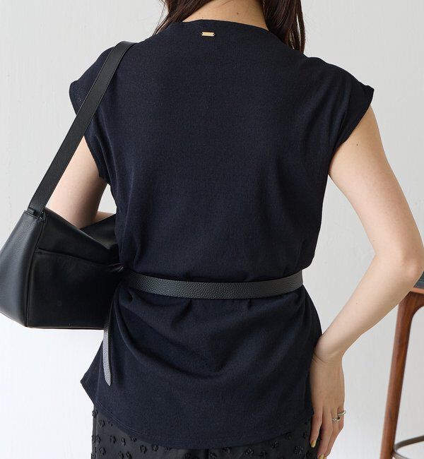  「【上品見えカットソー/シアー】アシメタックフレンチカットソー」|Tシャツ・カットソー|