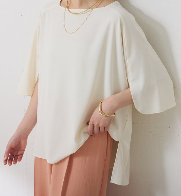  「【人気シリーズ/高機能】ジャージスクエアブラウス/セットアップ」|シャツ・ブラウス|