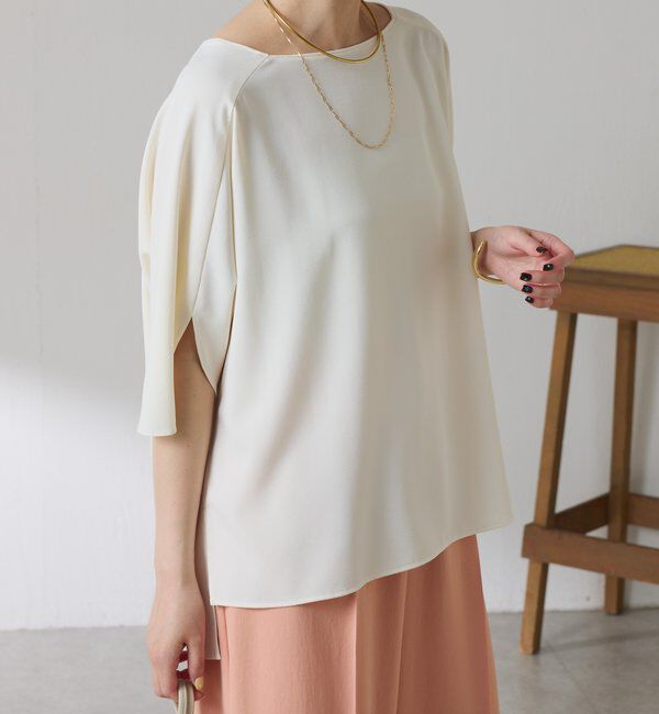  「【人気シリーズ/高機能】ジャージスクエアブラウス/セットアップ」|シャツ・ブラウス|