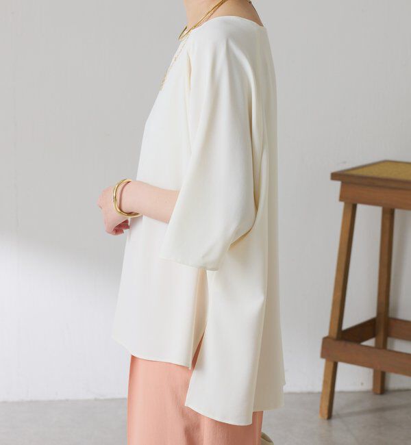  「【人気シリーズ/高機能】ジャージスクエアブラウス/セットアップ」|シャツ・ブラウス|