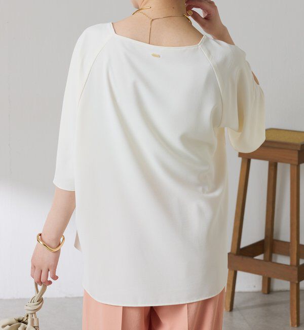  「【人気シリーズ/高機能】ジャージスクエアブラウス/セットアップ」|シャツ・ブラウス|