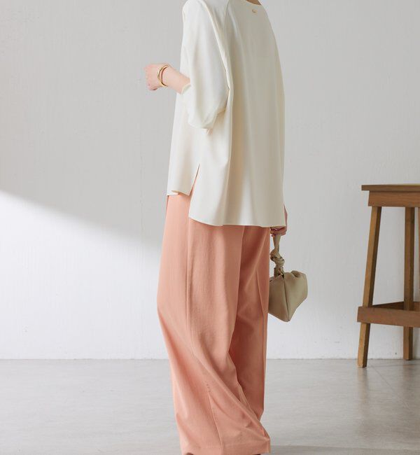  「【人気シリーズ/高機能】ジャージスクエアブラウス/セットアップ」|シャツ・ブラウス|