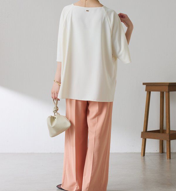  「【人気シリーズ/高機能】ジャージスクエアブラウス/セットアップ」|シャツ・ブラウス|